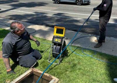 Hydro jetting sewer cleaning